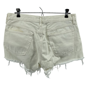 Agolde Classic White Parker Denim Shorts Size 30