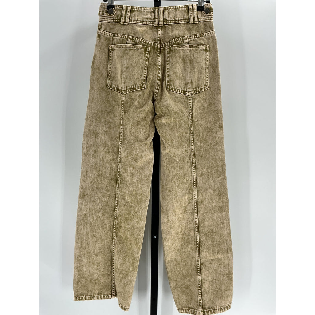 Ulla Johnson 'Billie' Green Cotton Pant Size 0