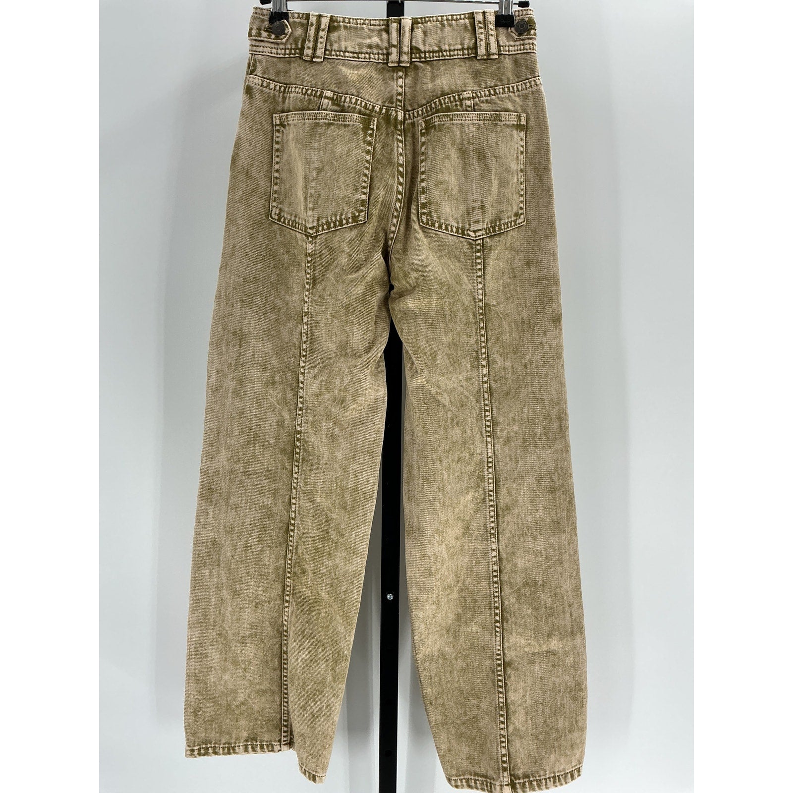 Ulla Johnson 'Billie' Green Cotton Pant Size 0