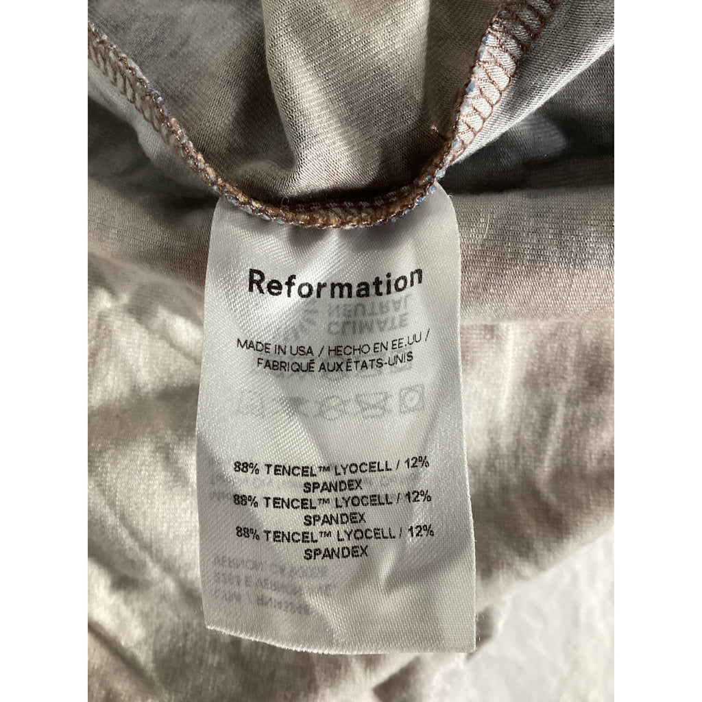 Reformation 'Tommie' Blue Knit Dress Size XS