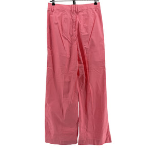 L'Academie Pleated Pink Dallion Poplin Pants Size S