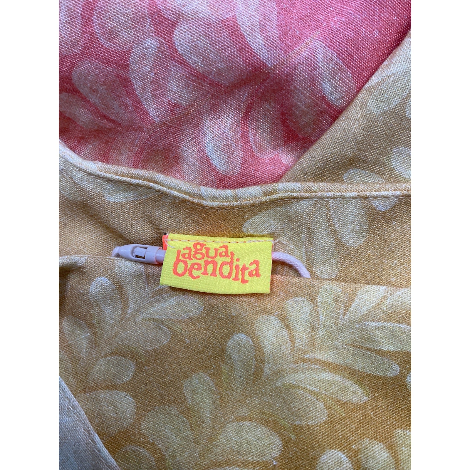 Agua Bendita 'Lee' Orange Linen Pants Size S - NWT