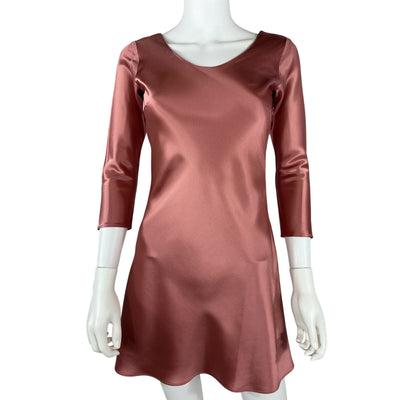 Cult Gaia Satin Pink Milla Dress Size 0