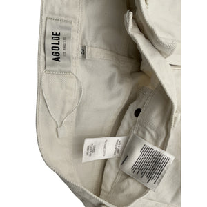 Agolde Vintage White Parker Denim Jeans Size 24