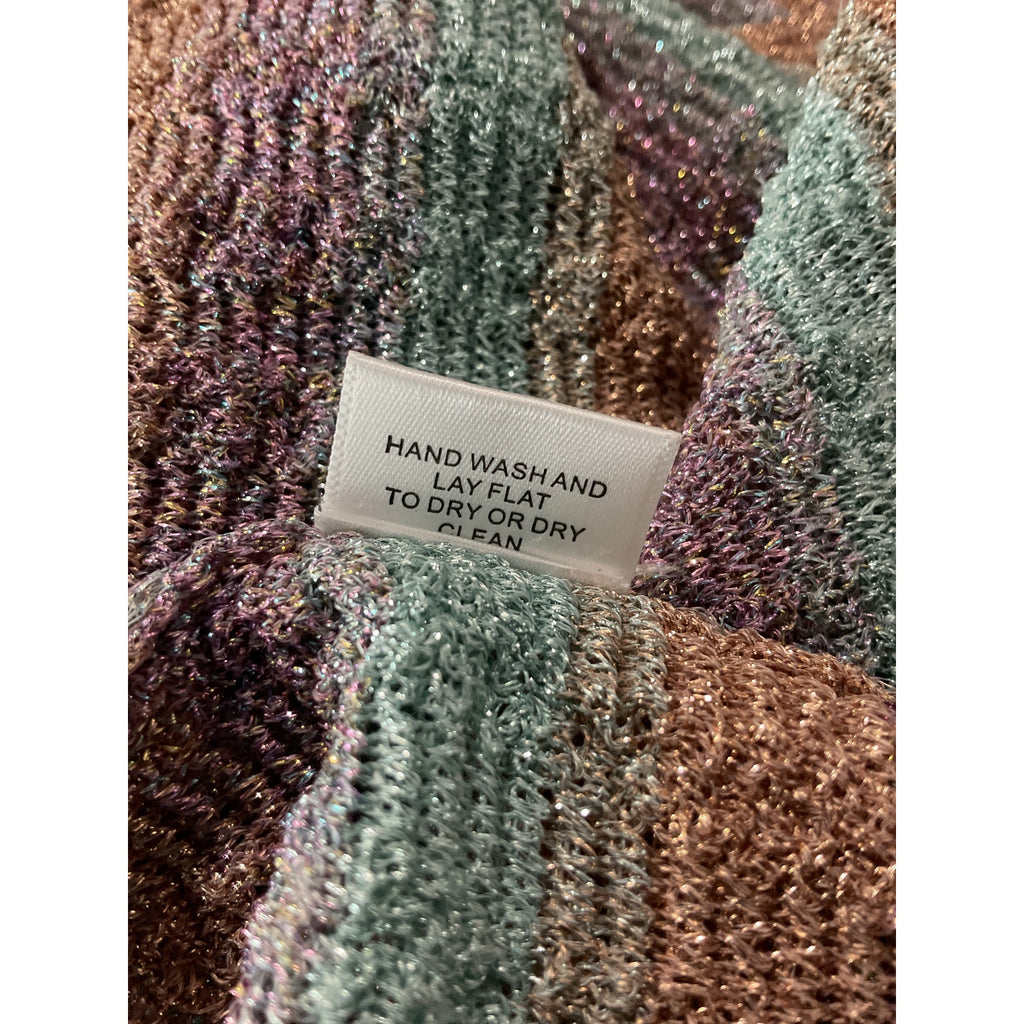 Misa Los Angeles 'Luca' Blue Polyester Skirt Size S