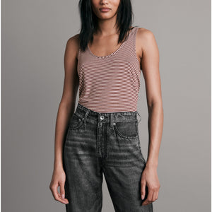 Rag & Bone 'Michal' Red Rayon Tank Top Size S