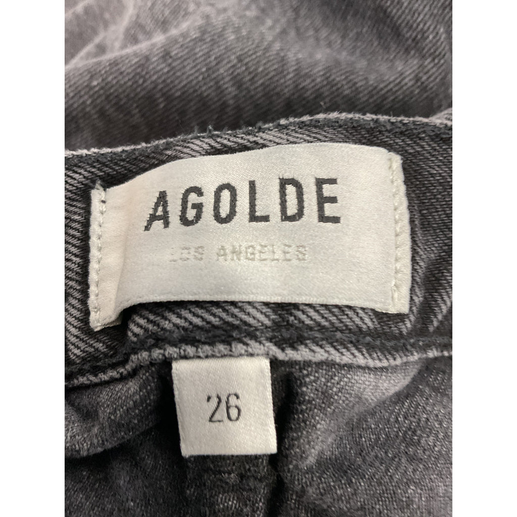 Agolde '90s' Black Crop Denim Jeans Size 26