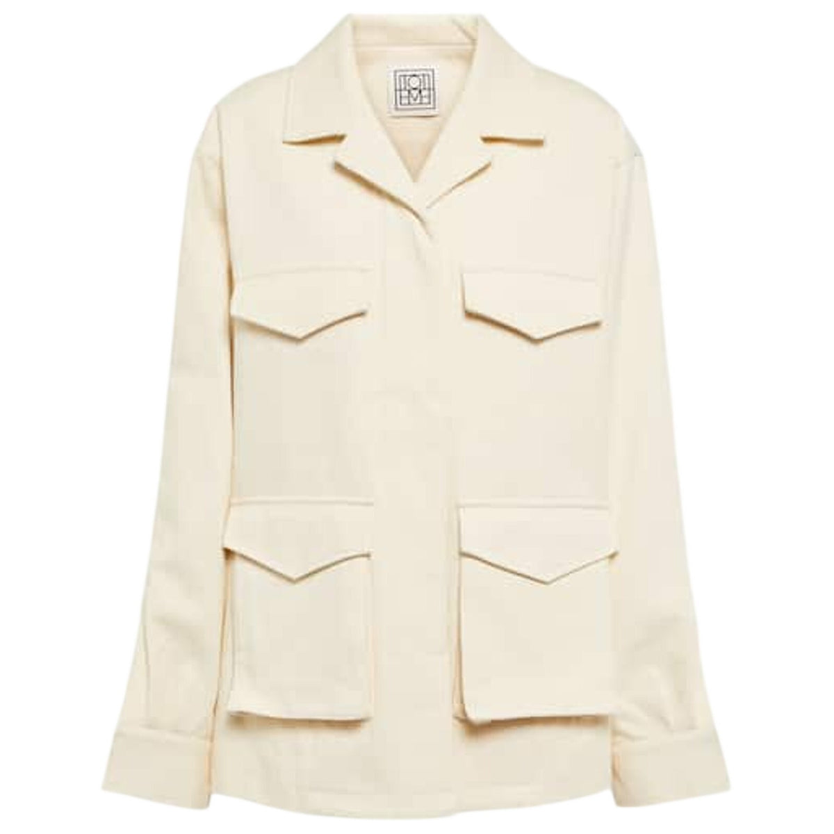 Toteme Utility Beige Cotton Twill Jacket Size 32 EU