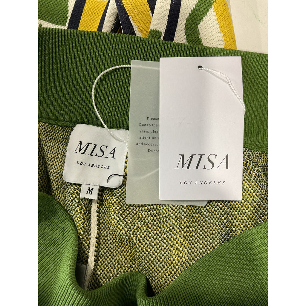 Misa Los Angeles 'Rialta' Green Viscose Pants Size M - NWT