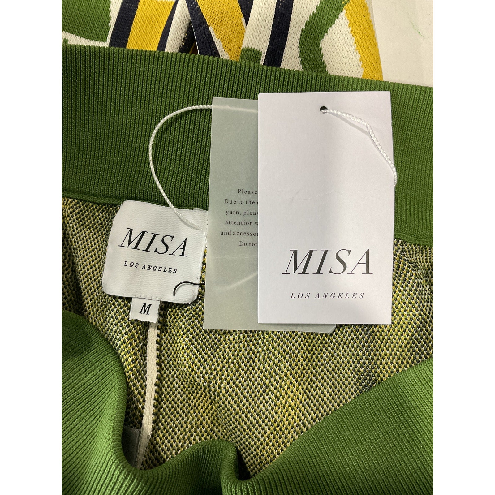 Misa Los Angeles 'Rialta' Green Viscose Pants Size M - NWT