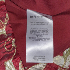 Reformation Jacquard Multi Gabby Mini Dress Size 2