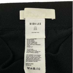 Dion Lee Sheer Black Reef Net Skirt Size XS / S