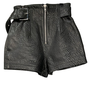 Grlfrnd Textured Black Sandy Shorts Size XS