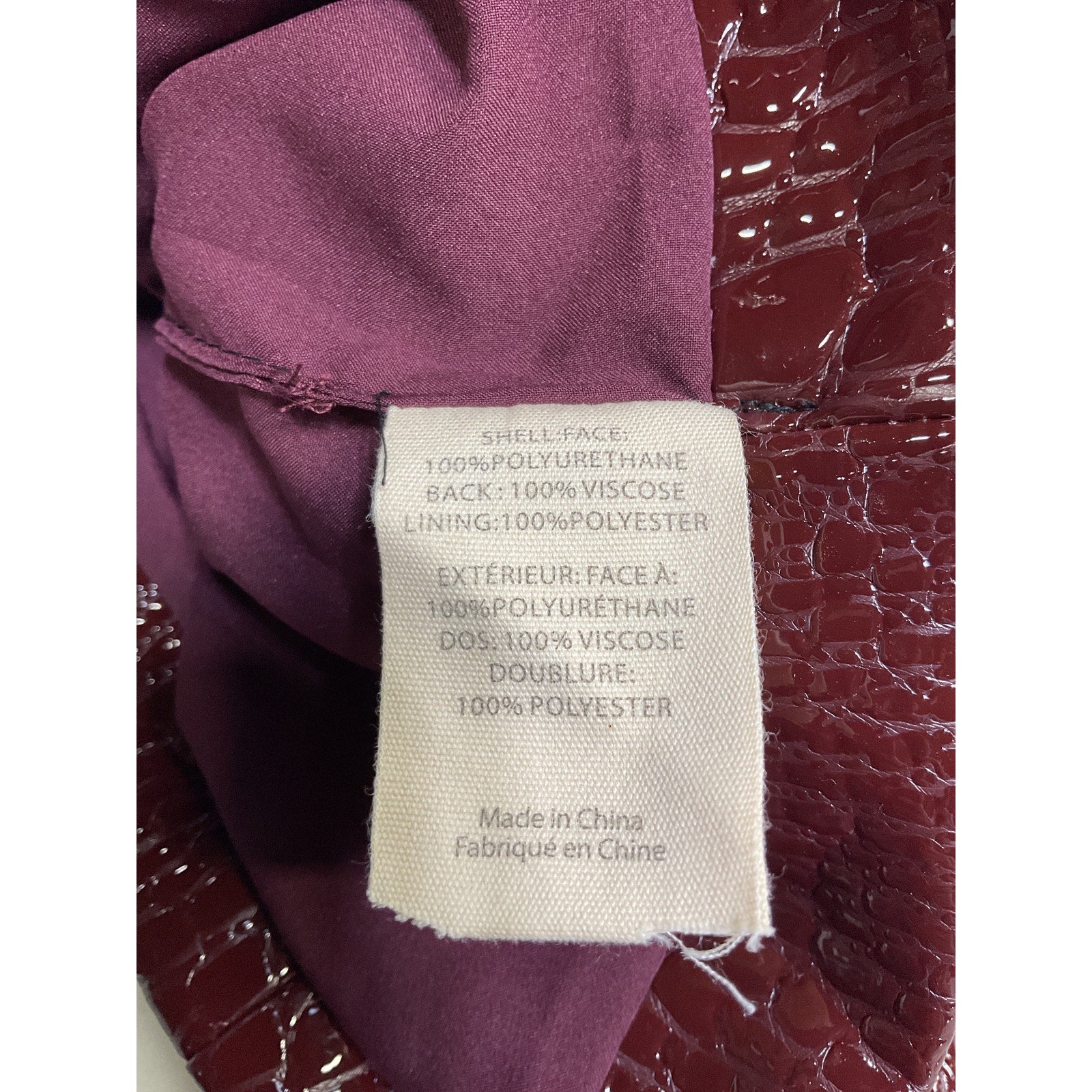 L'Agence 'Gerard' Brown Polyurethane Mini Skirt Size 00