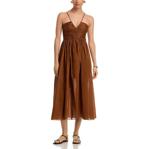 A.l.c. Crocheted Brown Rumi Dress Size 6