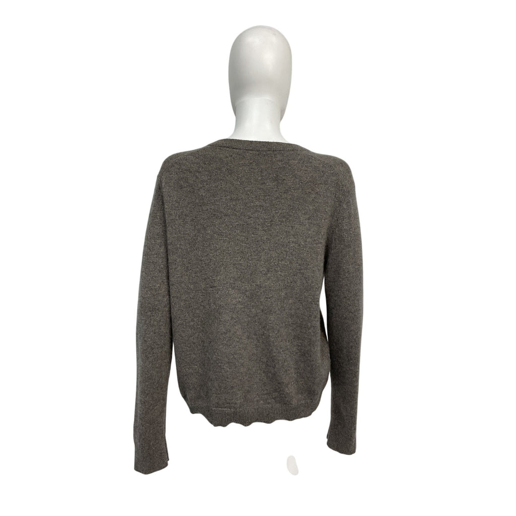 Jenni Kayne 'Flynn' Grey Cashmere Sweater Size S