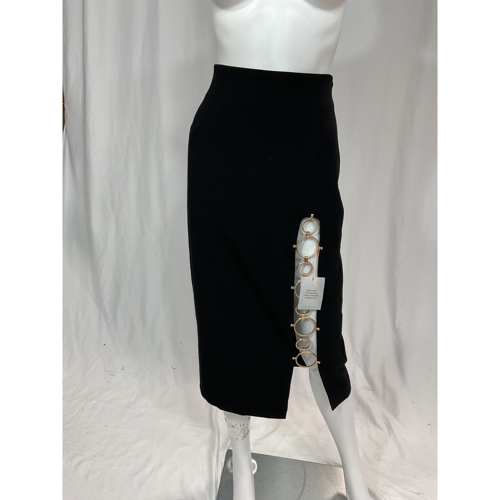 Cult Gaia 'Torielle' Black Ponte Skirt Size 2 - NWT