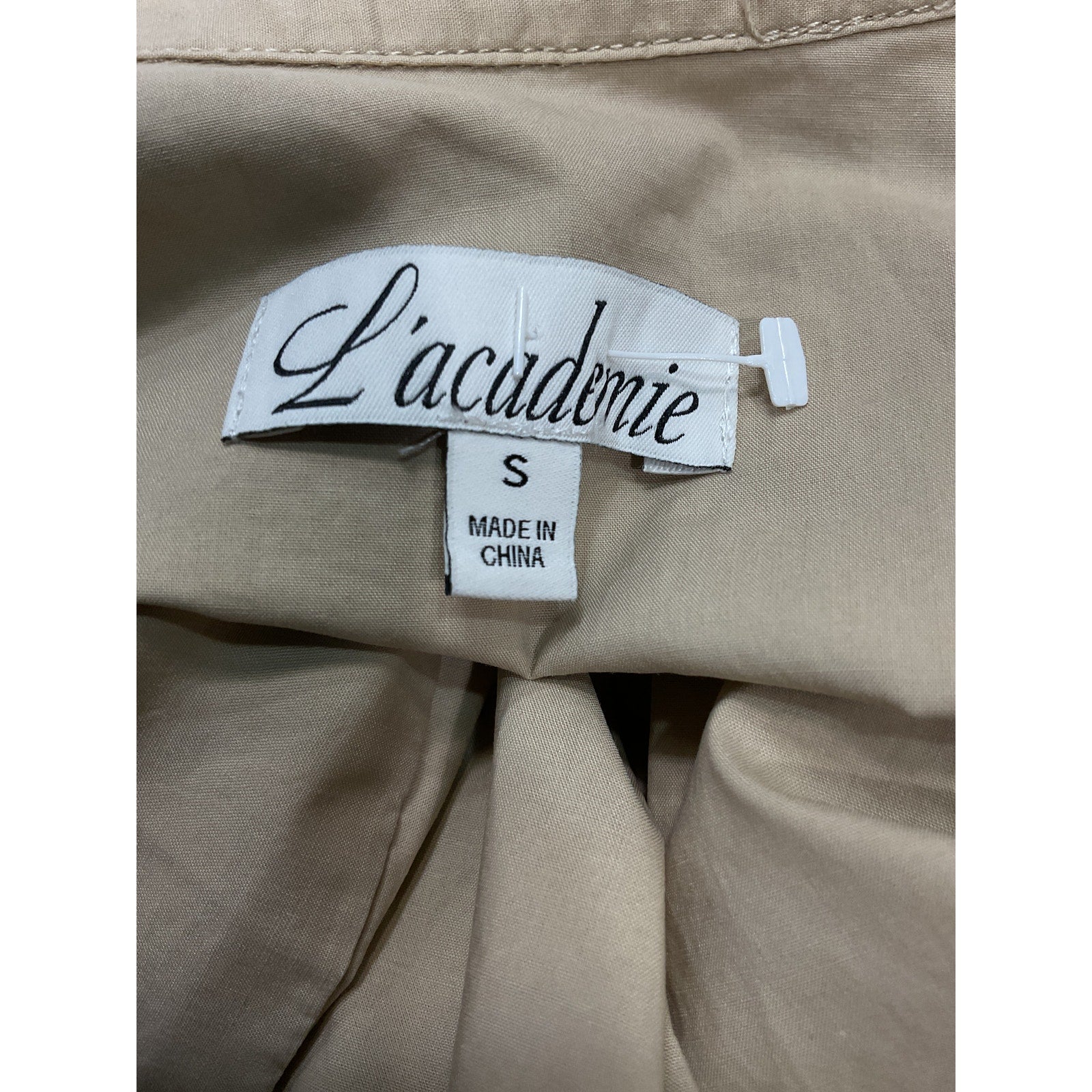 L'Academie 'The Keem' Tan Mini Dress Size S
