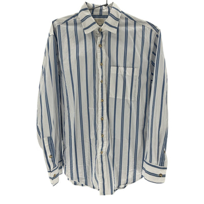 Donni. 'The Poplin' Grey Cotton Shirt Size S