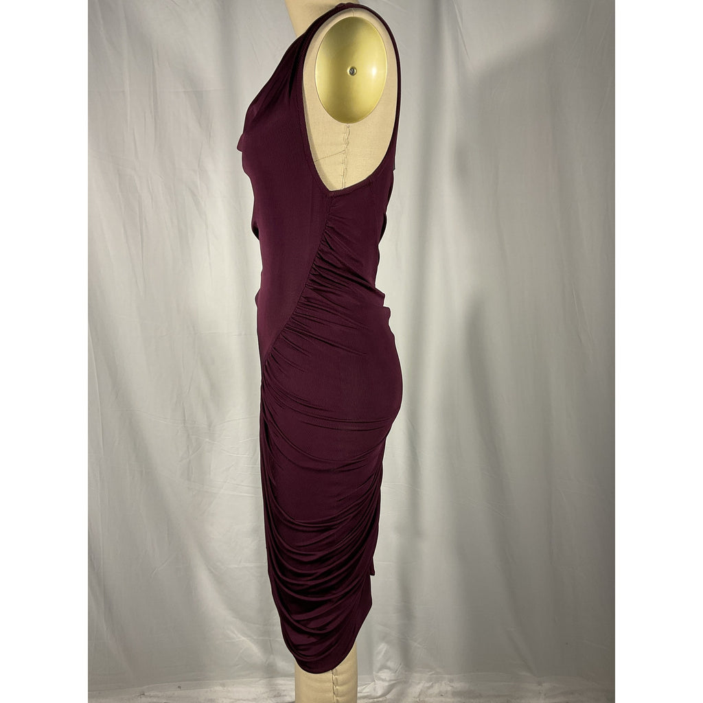 Atlein 'Ruched' Brown Mini Dress Size 36 - NWT