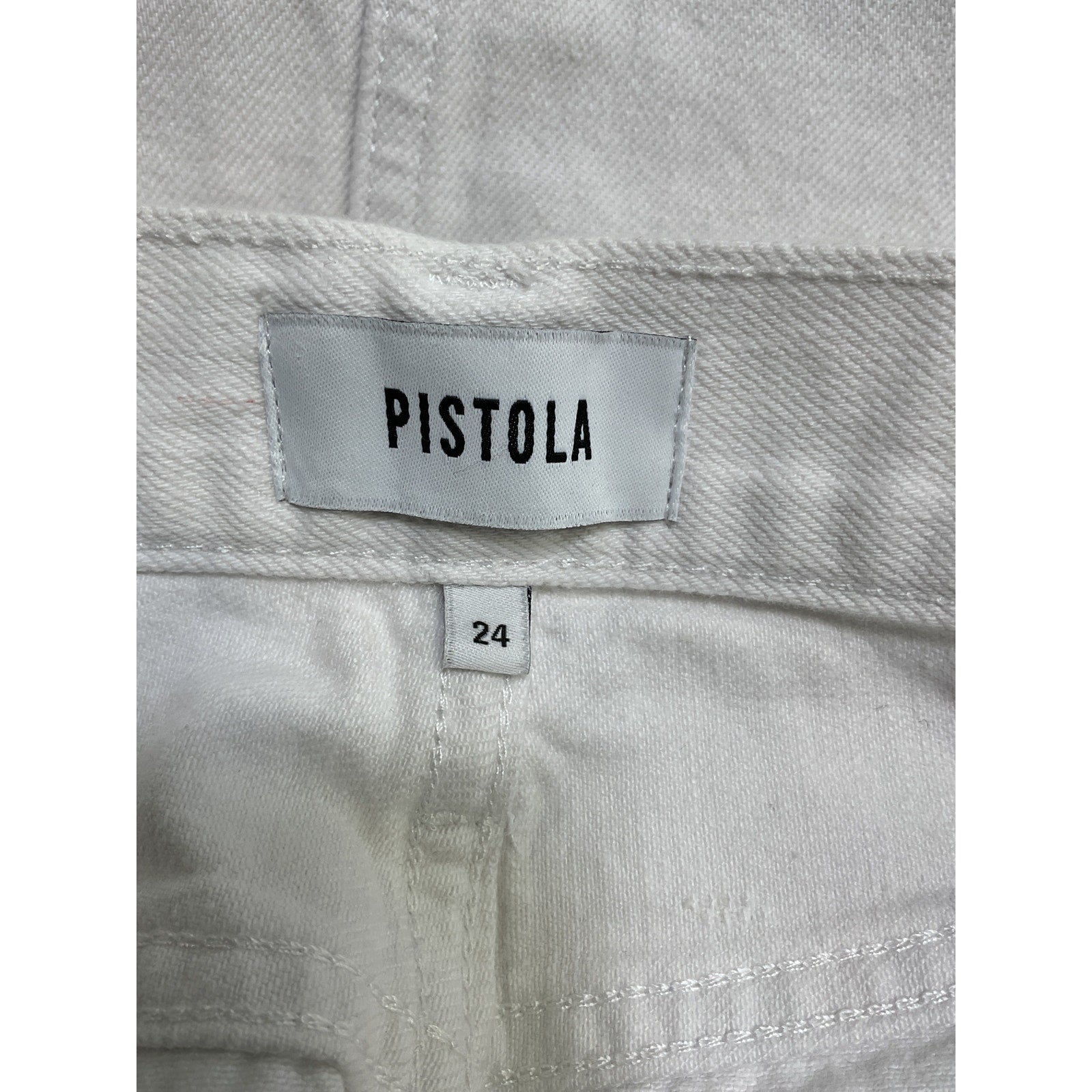 Pistola 'Alice' White Cotton Denim Skirt Size 24