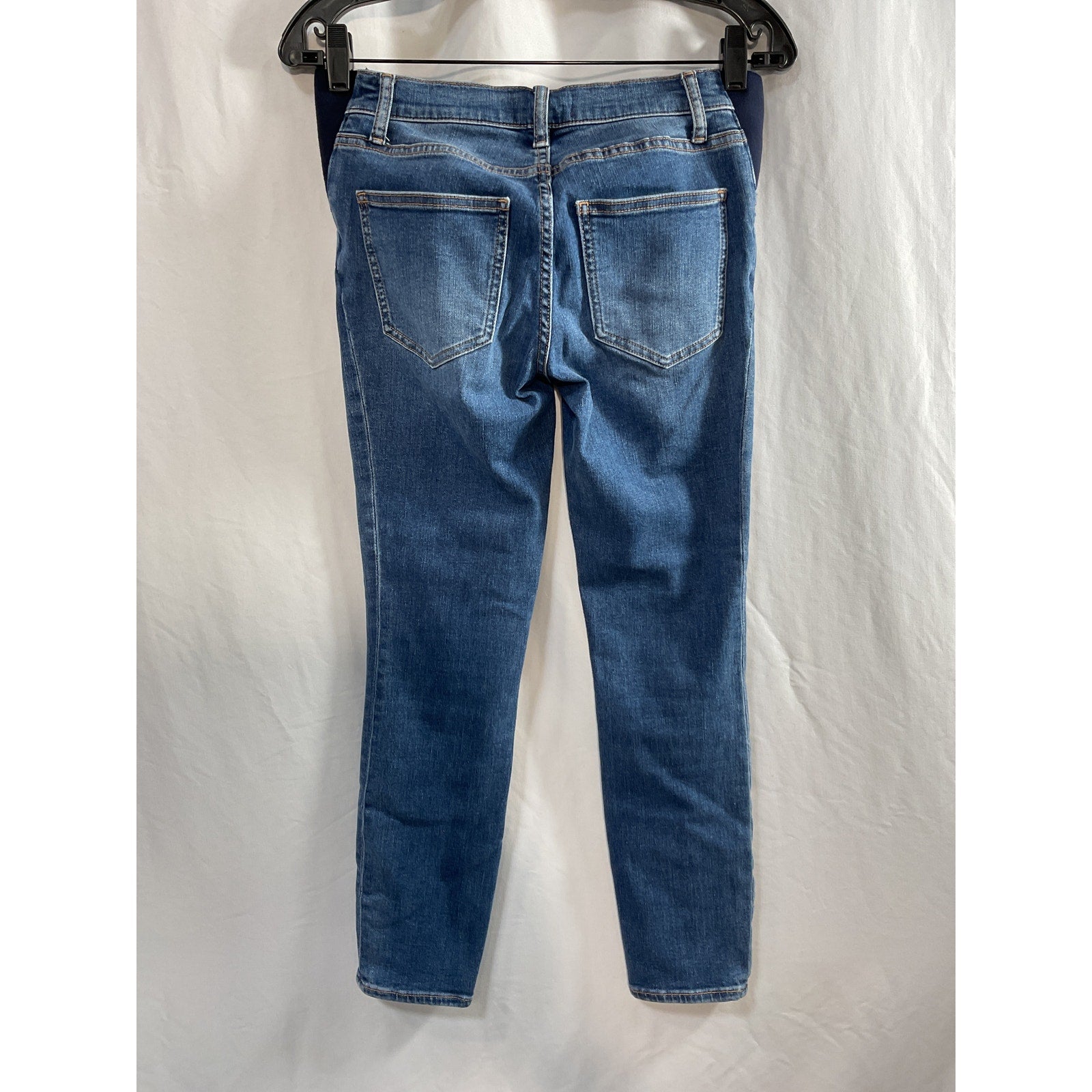 Hatch The Slim Maternity Blue Cotton Denim Jean Size 25