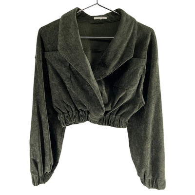 Tularosa Cropped Green Phyllis Jacket Size XS