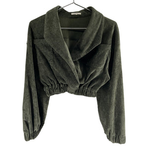 Tularosa Cropped Green Phyllis Jacket Size XS