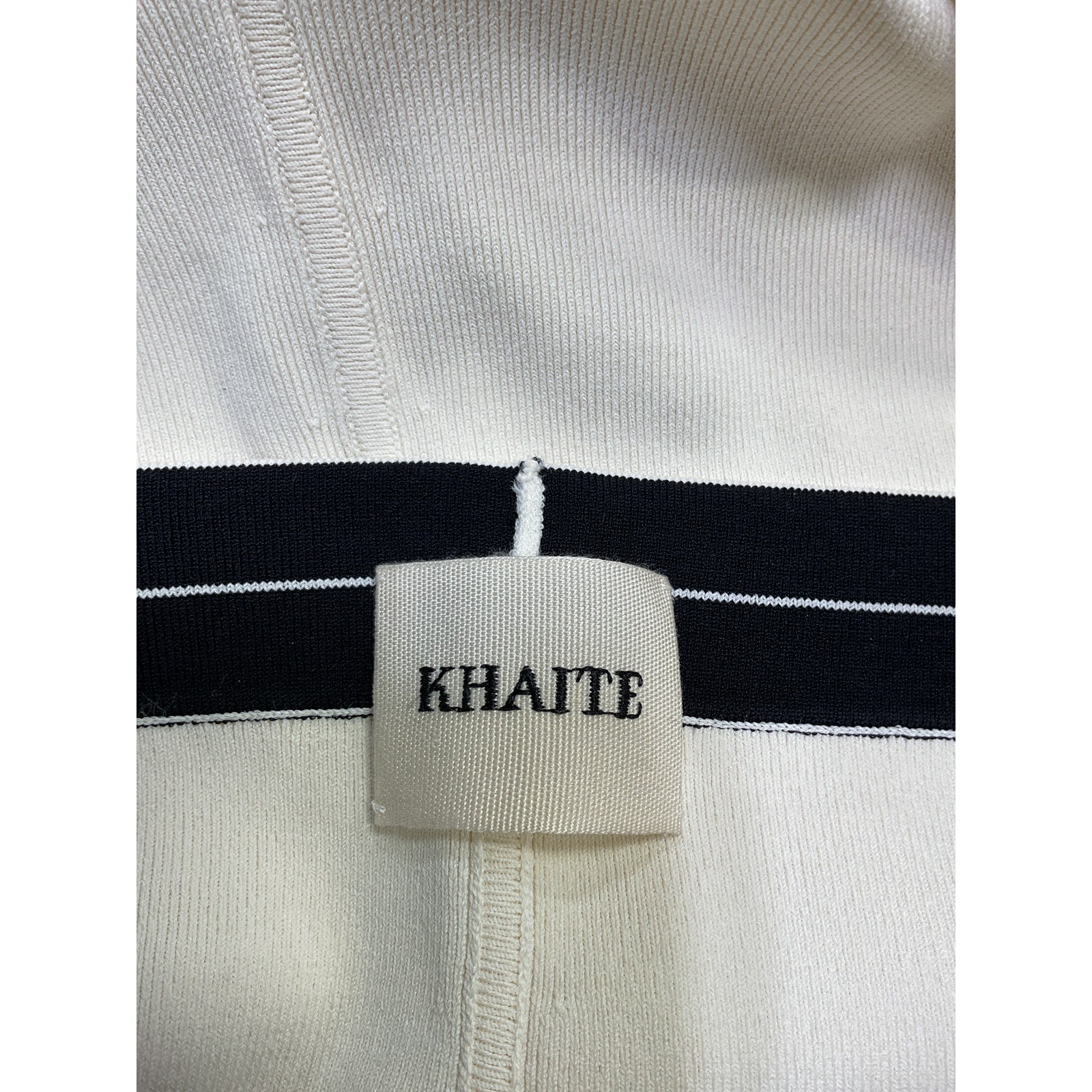 Khaite 'Bryant' White Viscose Biker Short Size S