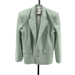 The Frankie Shop Tailored Green Byrne Size S Blazer