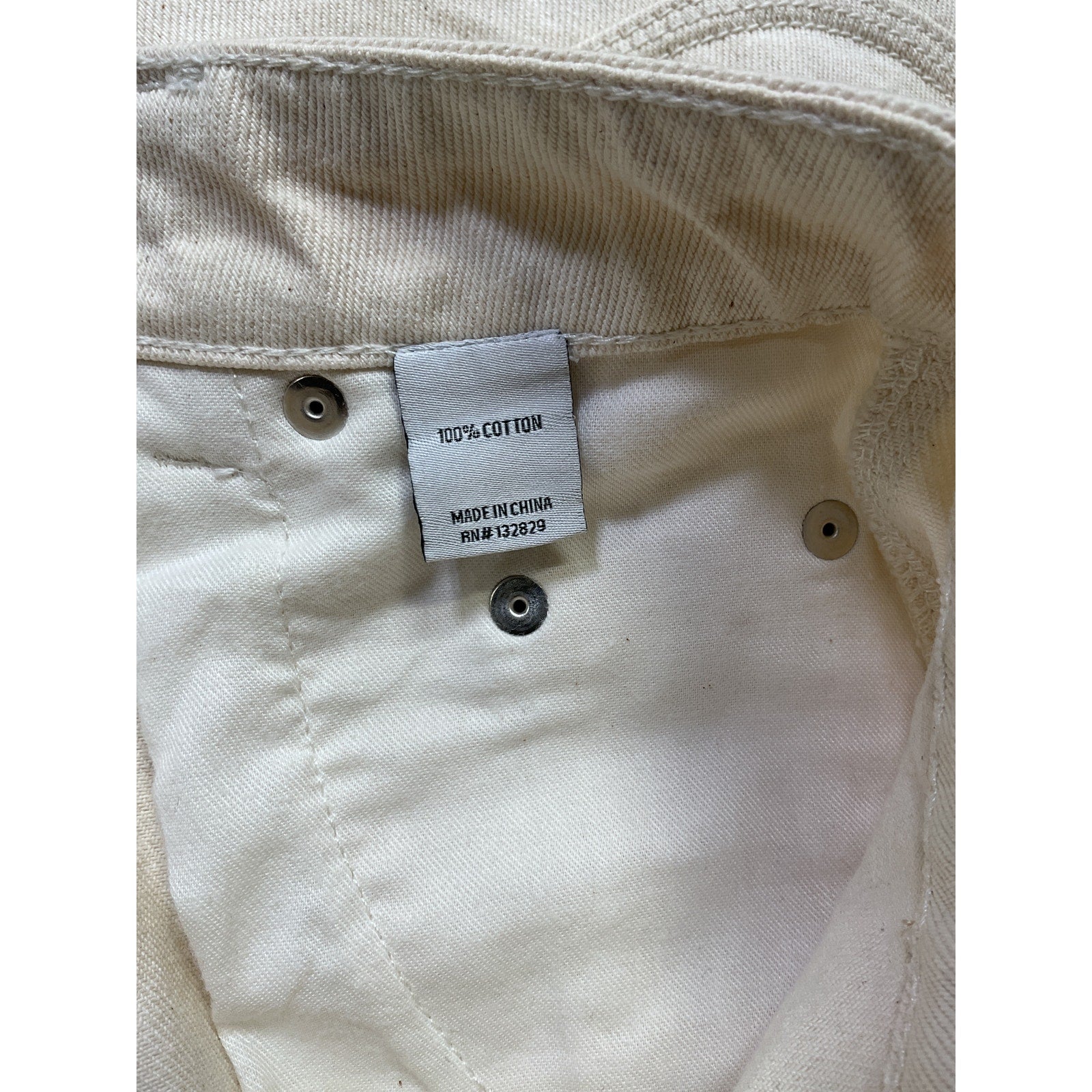 Helsa Straight Leg White Workwear Pants Size XS