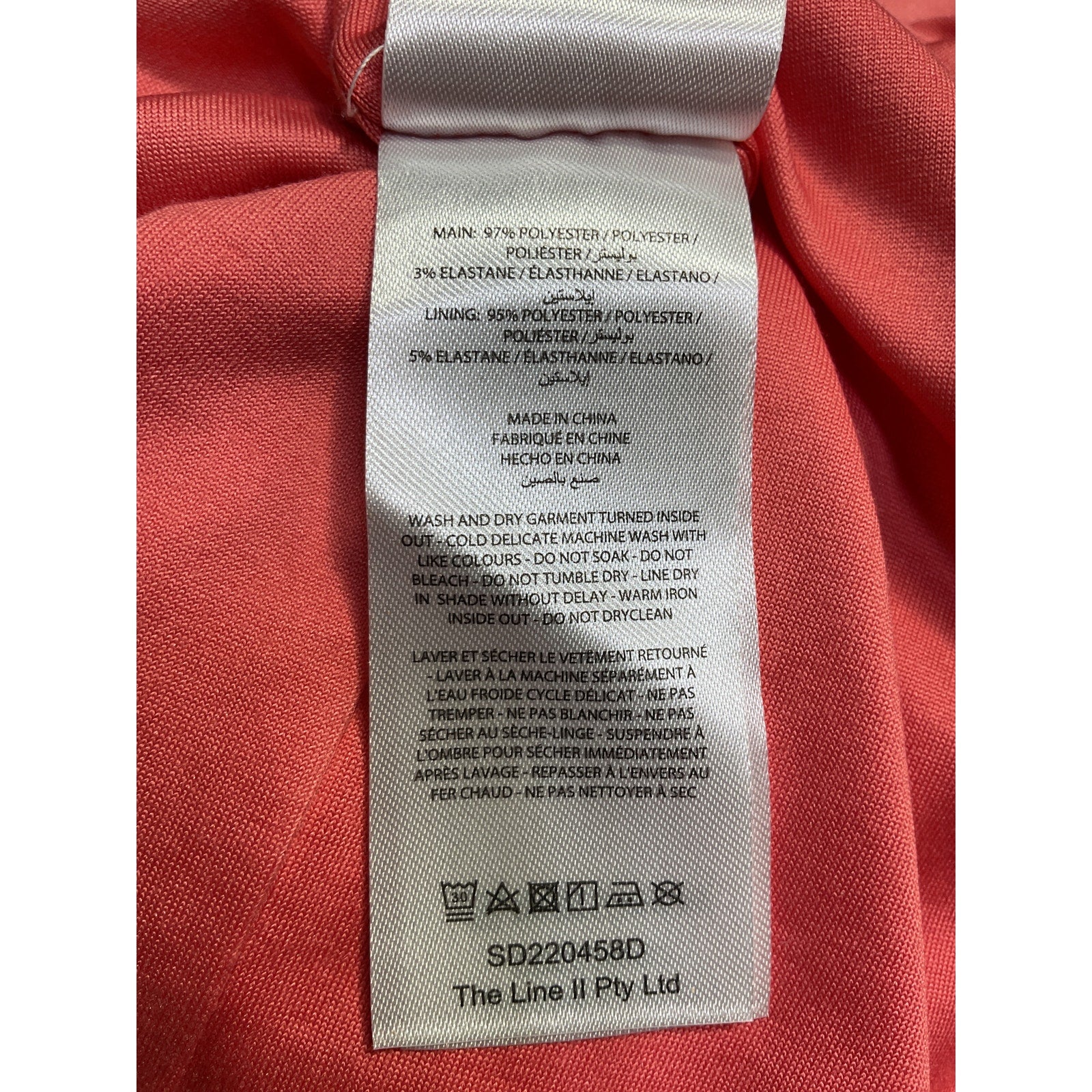 Significant Other 'Hallie' Pink Polyester Dress Size 4