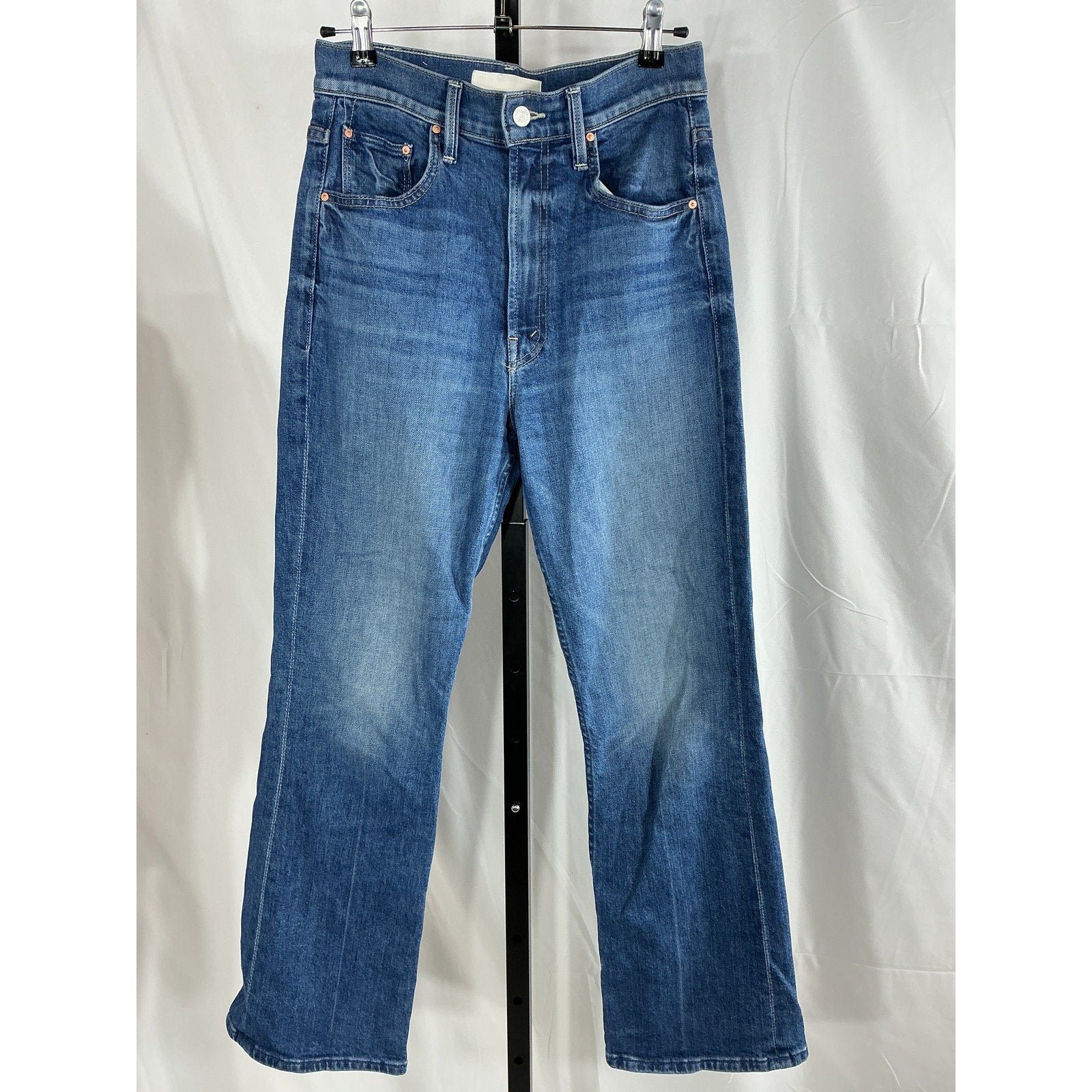 Mother 'The Scooter' Blue Cotton Ankle Denim Jean Size 25