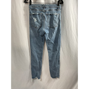 Agolde 'Nico' Blue High Rise Slim Denim Jean Size 27