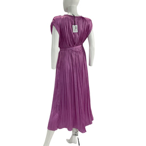 Hatch Pleated Lilac Winslet Maxi Dress Size 2 NWT