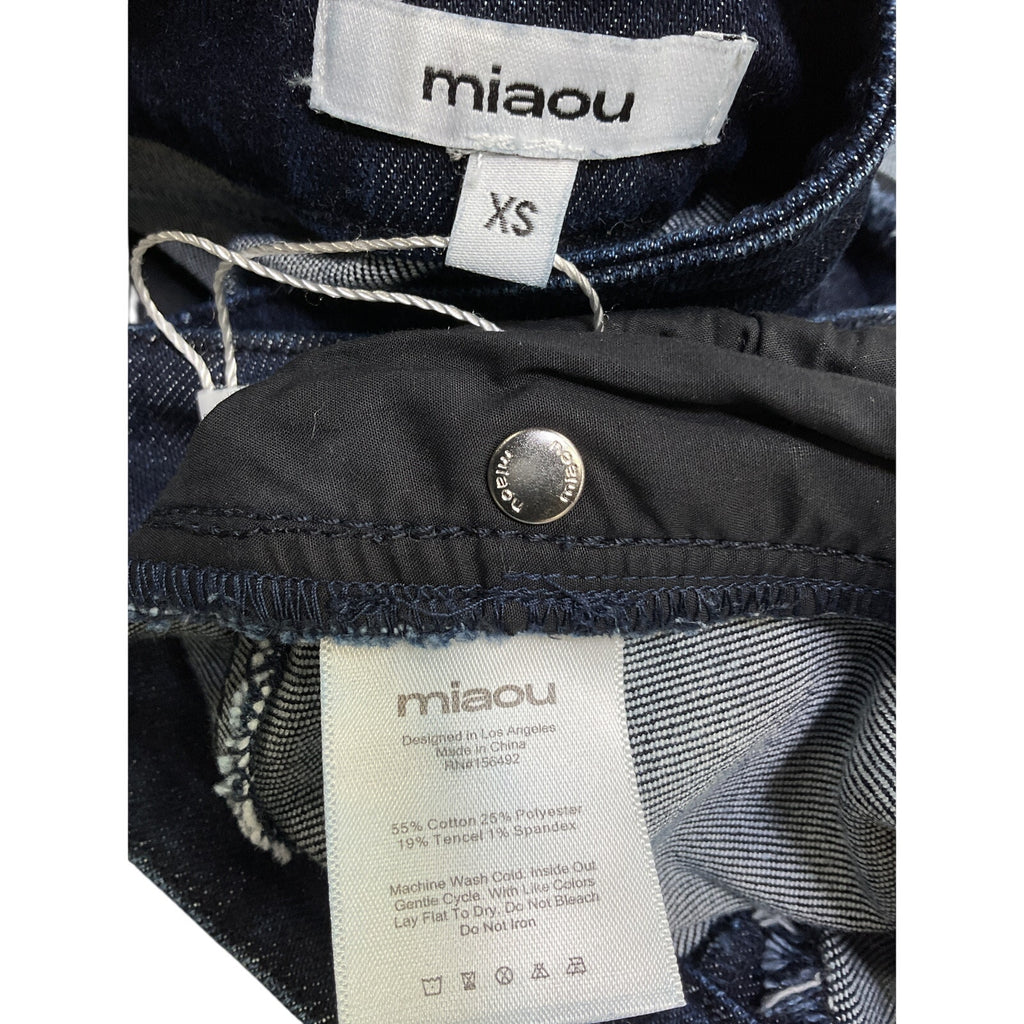 Miaou x Revolve 'Miss' Blue Cotton Mini Skirt Size XS