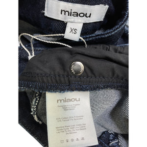 Miaou x Revolve 'Miss' Blue Cotton Mini Skirt Size XS