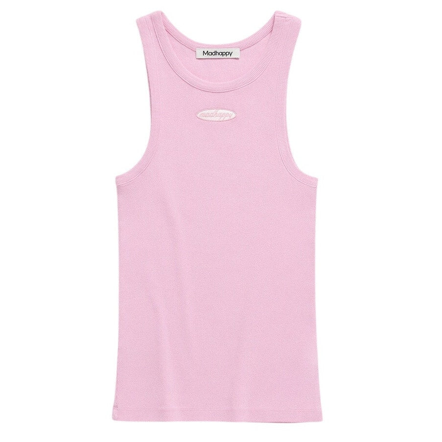 Madhappy Ribbed Pink Classics Tank Top Size S