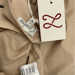 L'Academie Chic Tan Marianna Natalina Midi Dress Size L