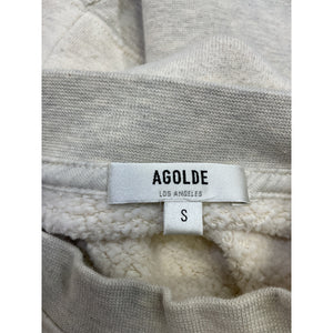 Agolde 'Simone' White Cotton Sweatshirt Size S