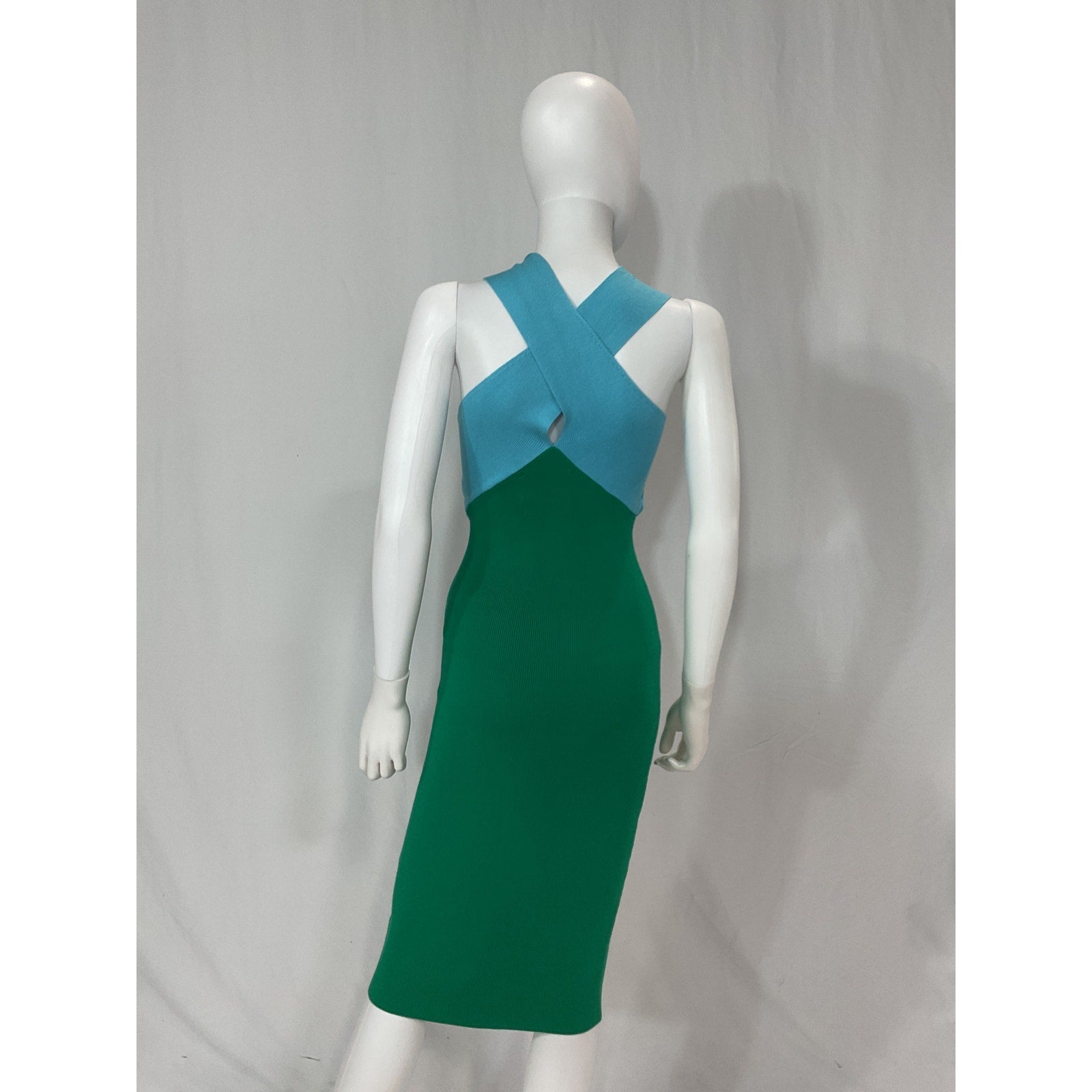 Le Superbe Midi Green Dress Size XS