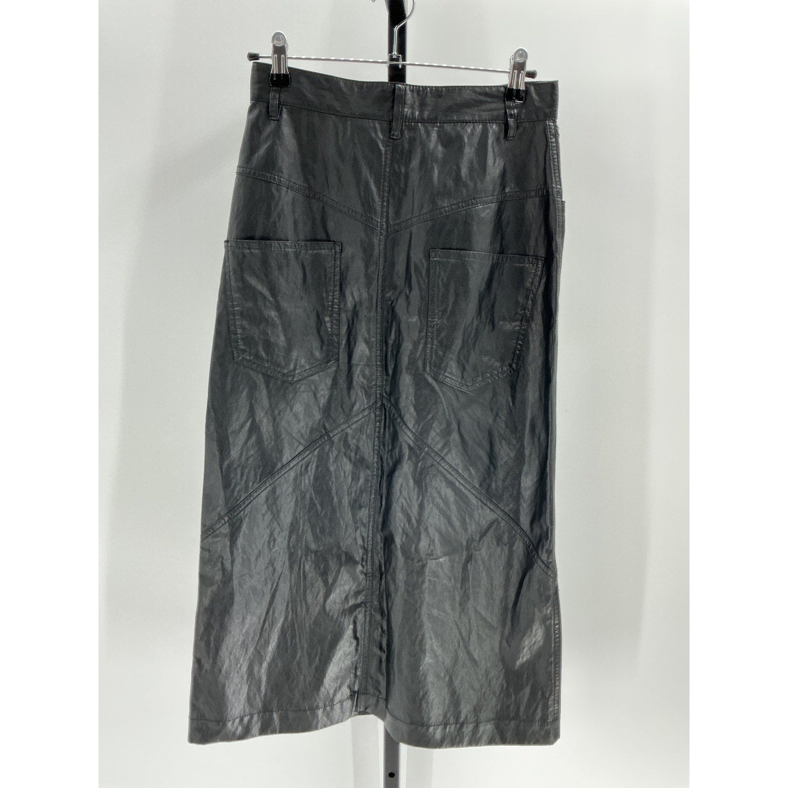 Isabel Marant '�toile' Black Polyurethane Cecilia Skirt Size 36