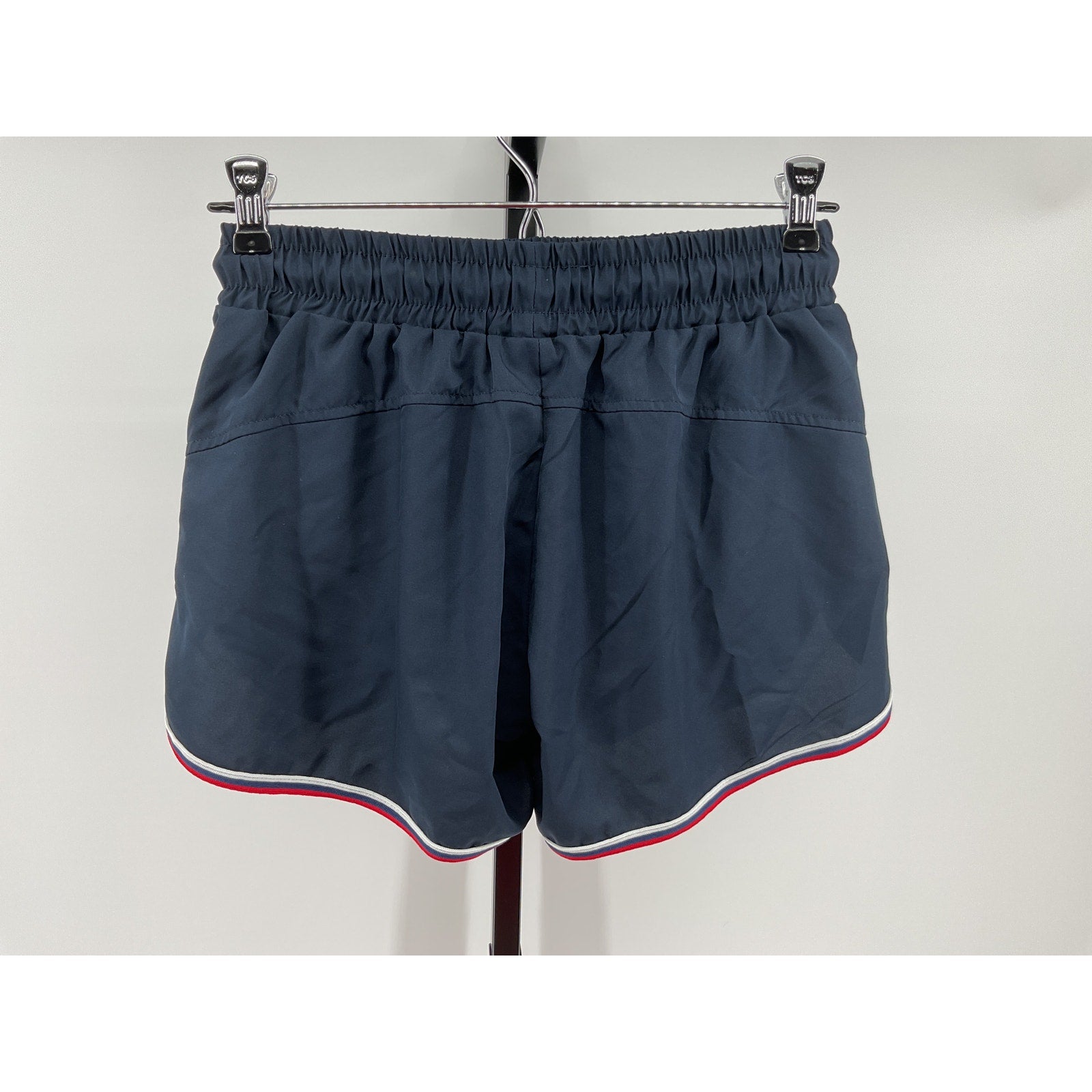 Perfect Moment Rainbow Navy Poly Shorts Size M