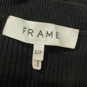Frame Ribbed Noir Cutout Sweater Dress Size S