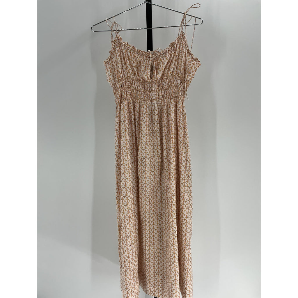 D�en 'Rhoda' White Cotton Dress Size M
