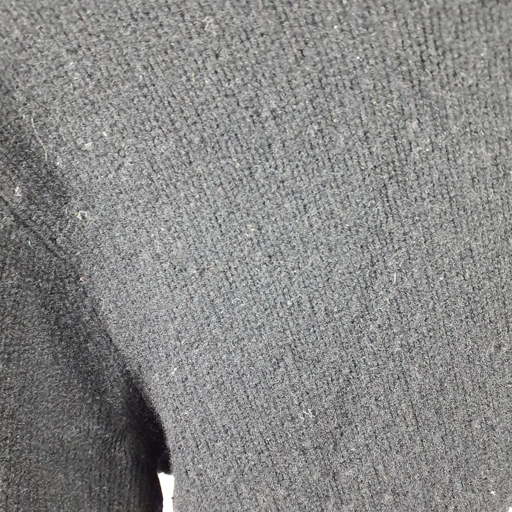 Frame Clean Black Cashmere Crewneck Sweater Size S / P