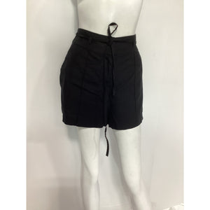 L'Academie 'Jennica' Black Linen Short Size S