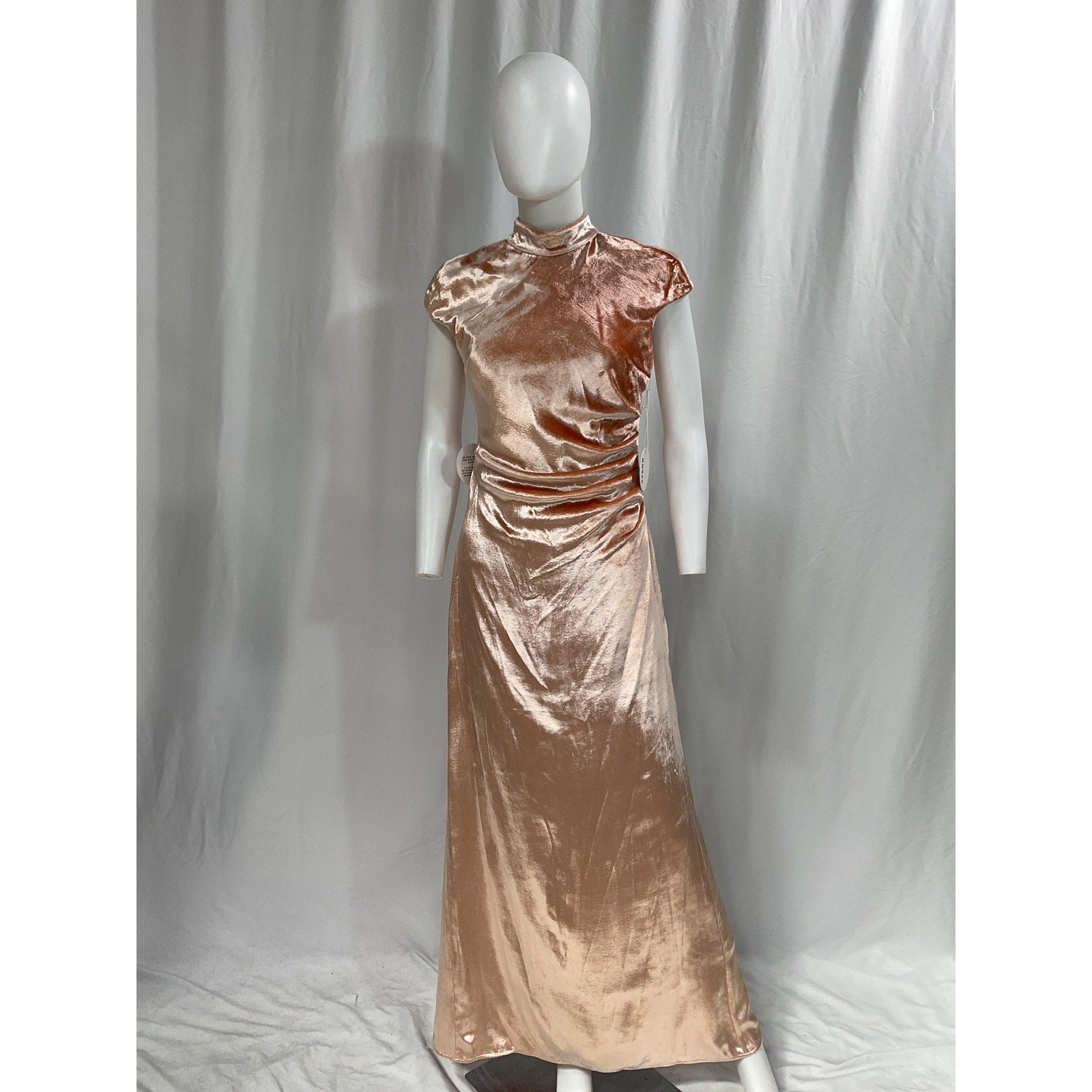 Staud 'Tina' Pink Mock Neck Cap Sleeve Dress Size 2 - NWT