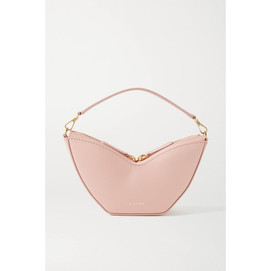 S.Joon 'Tulip' Pink Mini Leather Shoulder Bag