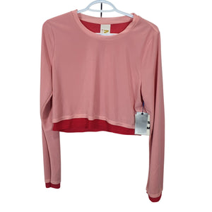 Simon Miller Cropped Powder Pink Mimsy Size L Shirt NWT